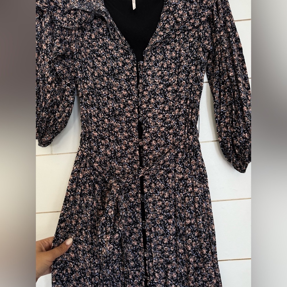 FREE PEOPLE Float on sunbeam midi dress. Size S. Retail $168 - Picture 9 of 14